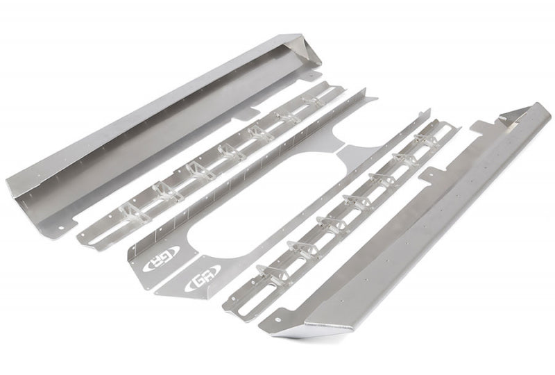 GenRight Rocker Guards - Aluminum; Wrangler JK