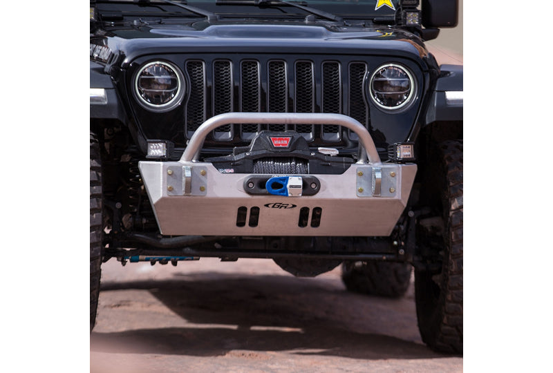 GenRight Front Bumper w/ Winch Guard Bar; Wrangler JL & Gladiator JT
