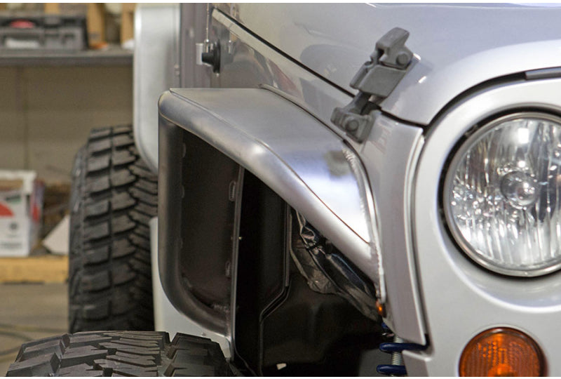 GenRight Narrow Front Tube Fenders; Wrangler JK