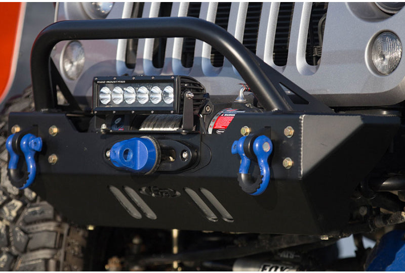 GenRight Lo-Pro Winch Guard Front Bumper; Wrangler JK/JKU