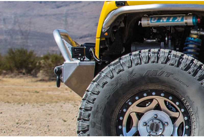 GenRight Lo-Pro Winch Guard Front Bumper; Wrangler JK/JKU