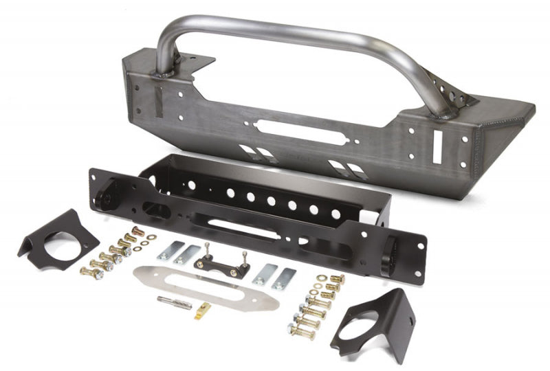 GenRight FBB-8305 JK Low Profile Winch Guard Front Bumper Steel