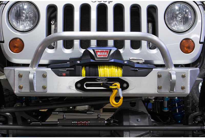 GenRight Ultra Clearance Lo-Pro Winch Guard Front Bumper; Wrangler JK/JKU