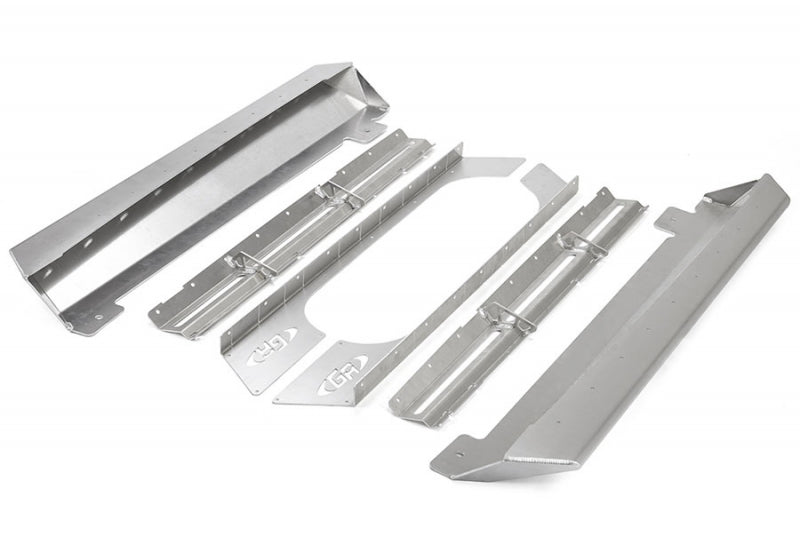 GenRight JK 2 Door Rocker Guards Aluminum