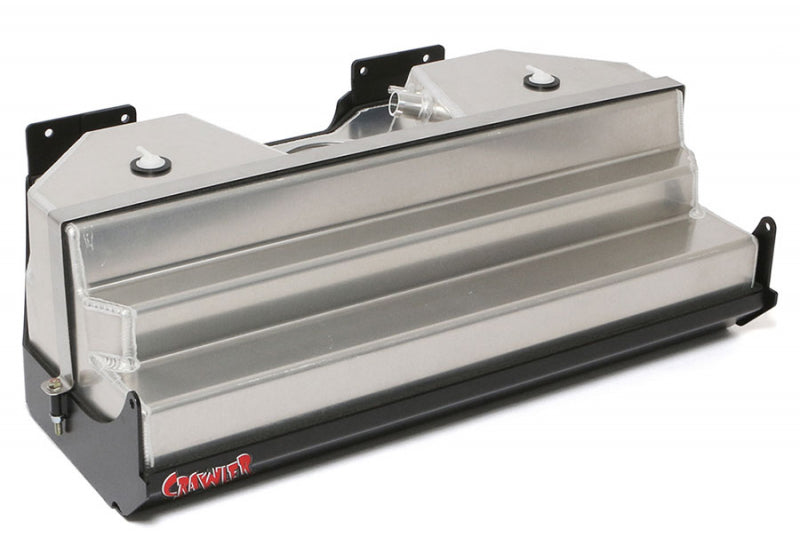 GenRight 20 Gal Single Gas Tank & Steel Skid Plate; Wrangler JK/JKU