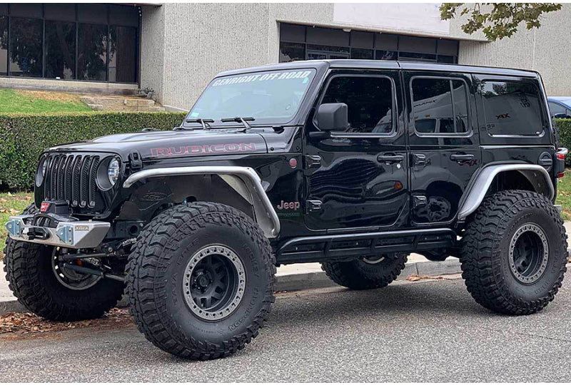 GenRight Narrow Front Tube Fenders; Wrangler JL & Gladiator JT