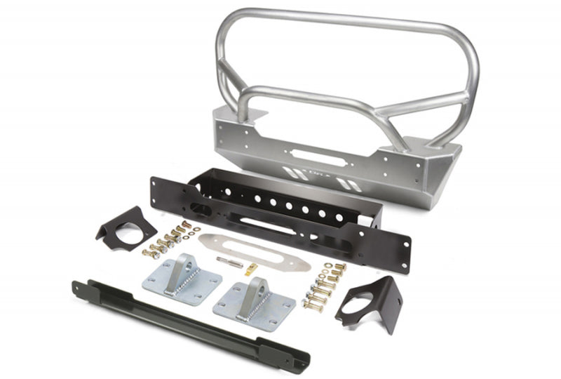 GenRight Lo-Pro Winch Guard/Grill Guard Front Bumper; Wrangler JL & Gladiator JT