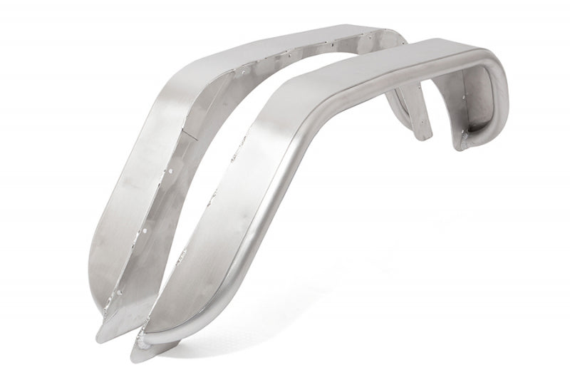 GenRight 4" Aluminum Flare Rear Tube Fenders; Wrangler JL