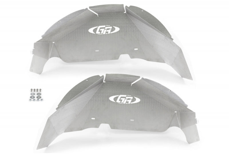 GenRight Aluminum Rear Inner Fenders; Wrangler JL