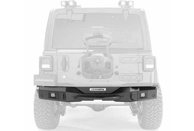 Go Rhino 371200T Rockline Full Width Rear Bumper; Wrangler JL