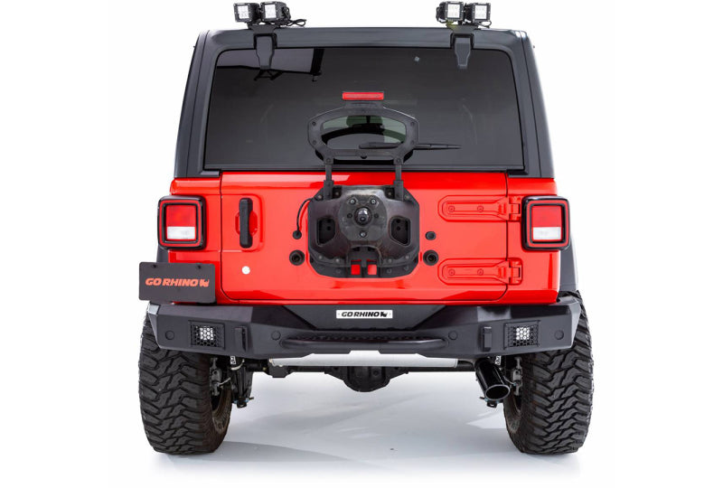 Go Rhino 371200T Rockline Full Width Rear Bumper; Wrangler JL