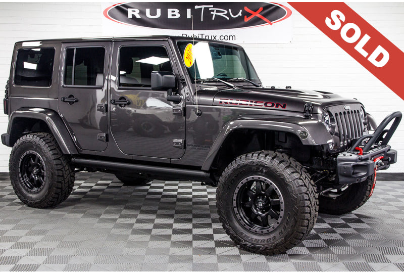 2016 Jeep Wrangler Rubicon Hard Rock Unlimited Granite - SOLD