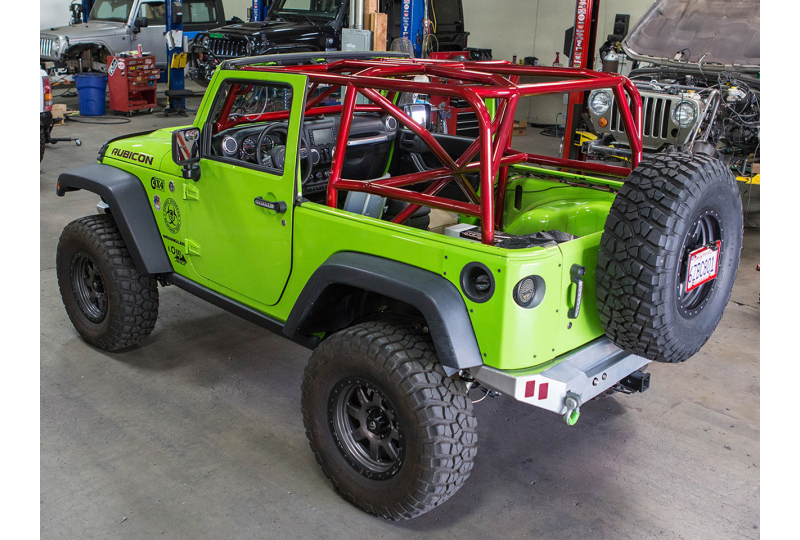 GenRight Full Roll Cage Kit; Wrangler JK (2 Door)