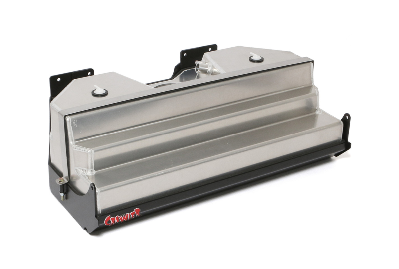 GenRight 20 Gal Single Gas Tank & Steel Skid Plate; Wrangler JK/JKU