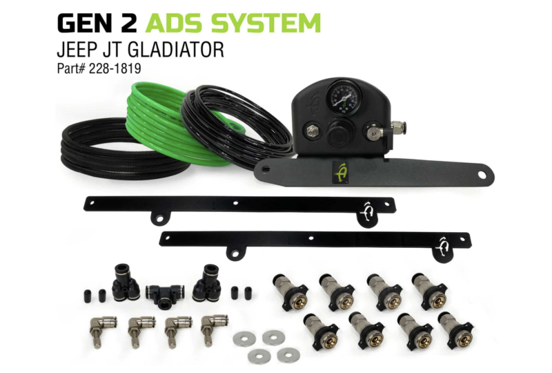 OVS 4 Tire Inflate - Engine Mount, Box, Fit, Bag, Black - JT