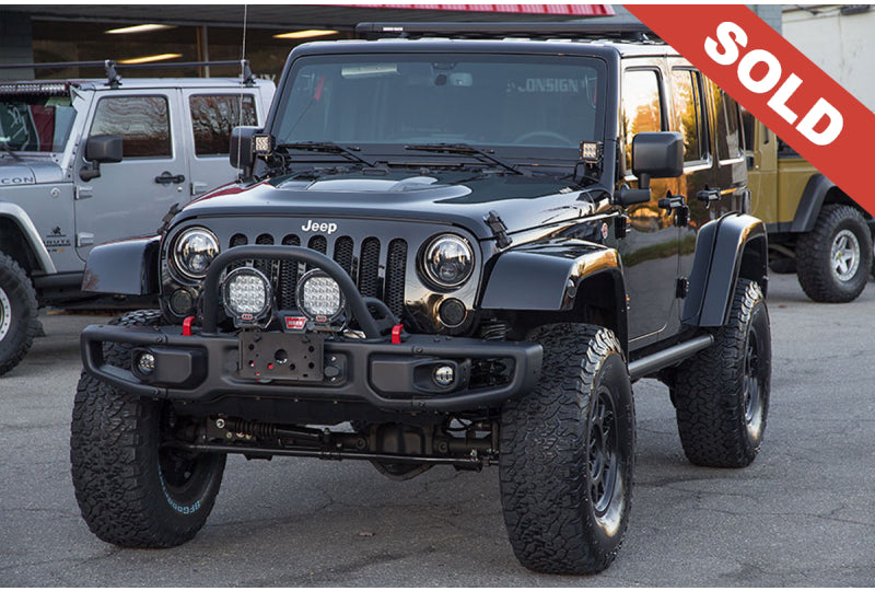 2016 Wrangler JK Rubicon Hard Rock Unlimited in Black - SOLD
