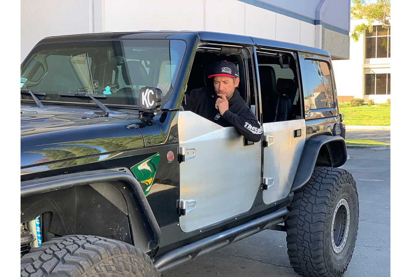 GenRight Aluminum Half Doors (Front); Wrangler JL & Gladiator JT