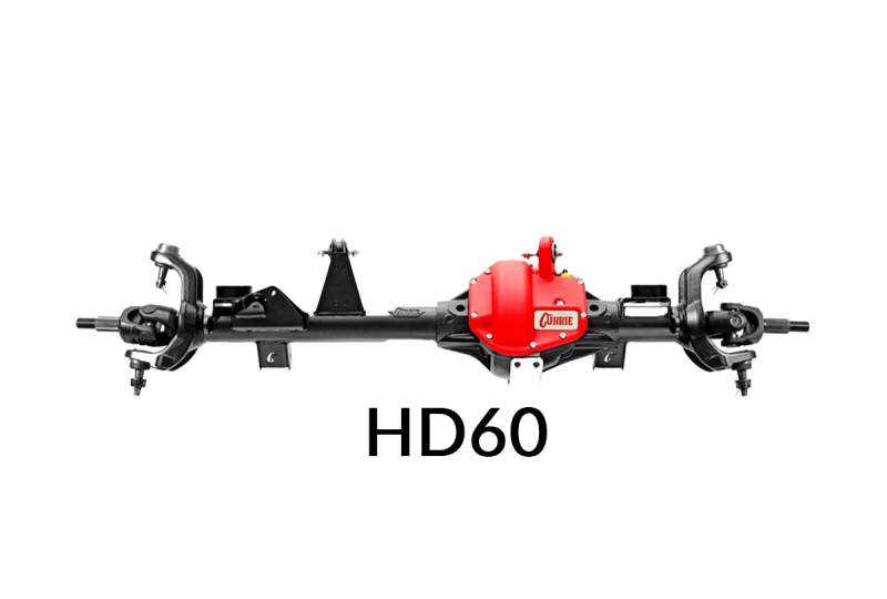 Currie Complete Axle Assembly HD HP LP 60; Wrangler JK, JL & Gladiator JT