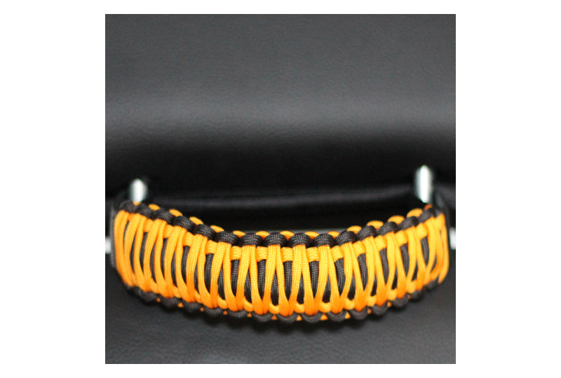 Bartact Paracord Head Rest Grab Handles Black/Dozer Yellow Pair