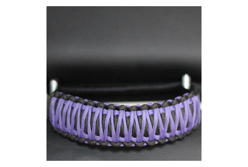 Bartact Paracord Head Rest Grab Handles Black/Purple (Pair)