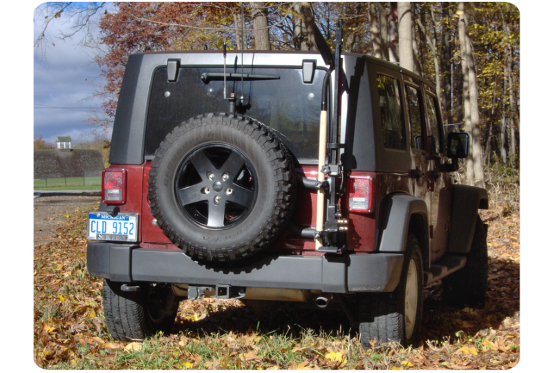 Maximus-3 Rubicon X/10A Modular Rear Tire Carrier