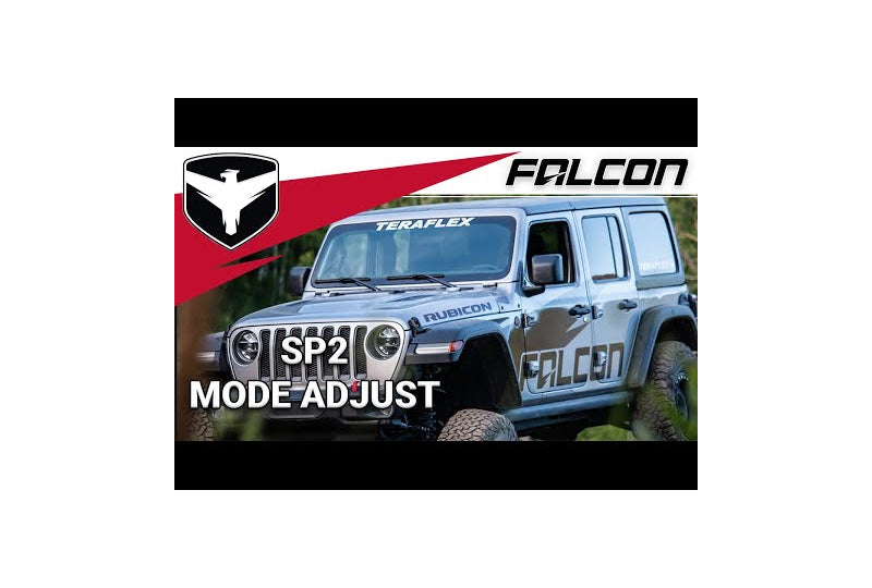 TeraFlex 0-1.5 Lift Falcon SP2 Series 3.3 Fast Adjust Piggyback Shocks; Wrangler JL 2 Door