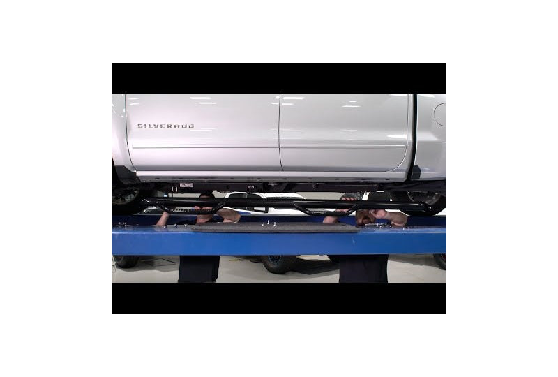 N-FAB Jeep JLU Nerf Step System Gloss Black