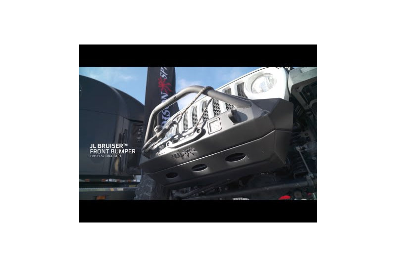 Poison Spyder Front JL/JT BRUISER Bumper Skidplate (Black)
