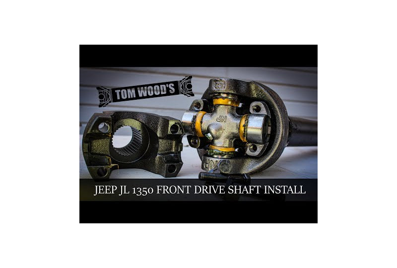 Tom Wood's Drive Shafts, 1350 Front; Wrangler JL & Gladiator JT w/ Factory Axles