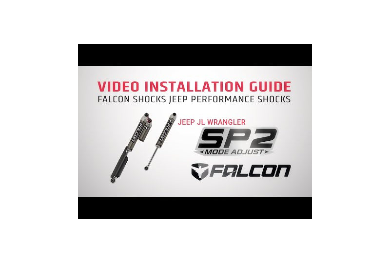 TeraFlex 0-1.5 Lift Falcon SP2 Series 3.3 Fast Adjust Piggyback Shocks; Wrangler JL 2 Door