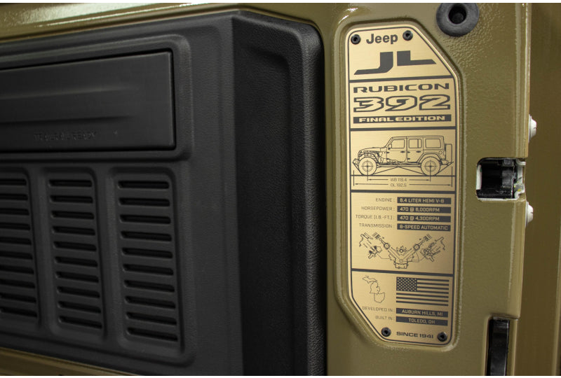 2025 Jeep Wrangler JL Unlimited Rubicon Final Edition 392 Power Top '41 Green - SOLD