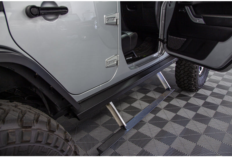 2012 Wrangler JK Unlimited Rubicon 6.4L SRT HEMI Conversion; Bright Silver - SOLD
