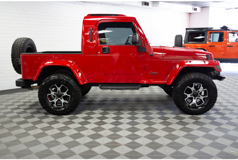 Pre-Owned 2004 Jeep Wrangler Unlimited RubiTrux Conversion Flame Red - SOLD