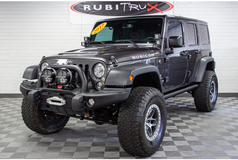 2017 Jeep Wrangler JK Unlimited Rubicon AEV JK350 Granite Crystal - SOLD