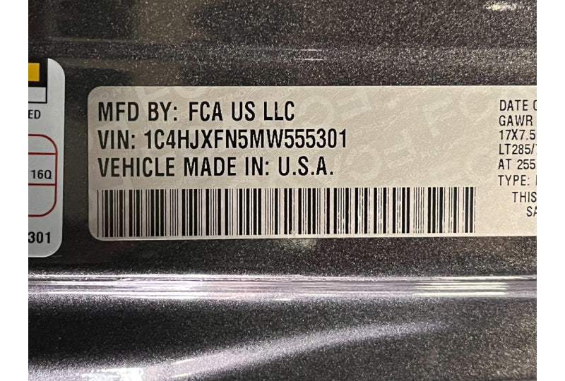 2021 Jeep Wrangler Unlimited Rubicon Granite Crystal - SOLD