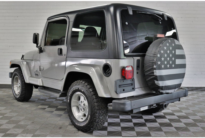 Gray 2001 jeep wrangler tJ driver rear corner JP-GRAY-1P349356