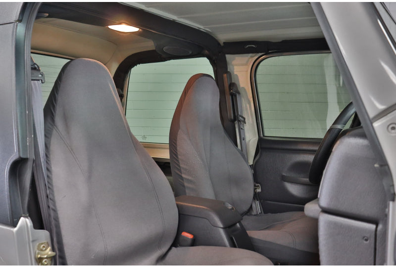 Gray 2001 jeep wrangler tJ front seats JP-GRAY-1P349356