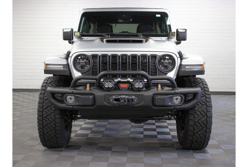 silver 2023 jeep wrangler jl unlimited rubicon anniversary edition front JP-SILVER-PW694489