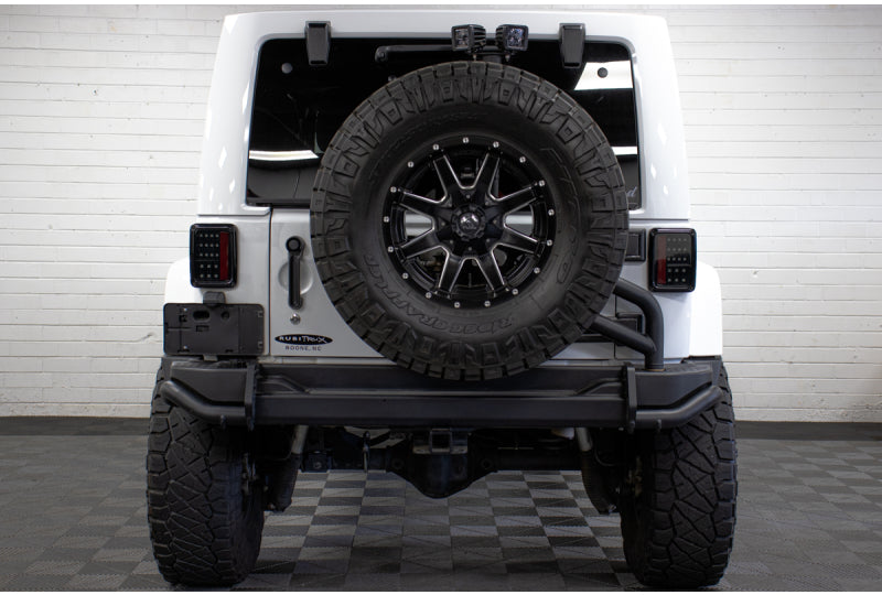 pre-owned bright white 2017 jeep wrangler jk rear