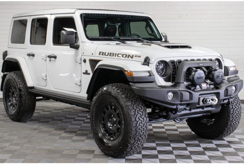 2023 white aev 20th anniversary jeep wrangler 392 front corner