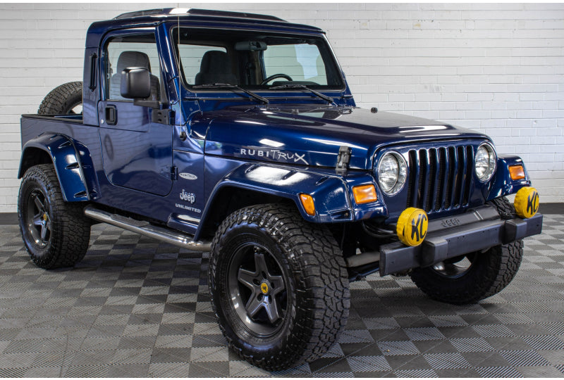 2005 Jeep Wrangler TJ Unlimited RubiTrux Conversion Patriot Blue - SOLD