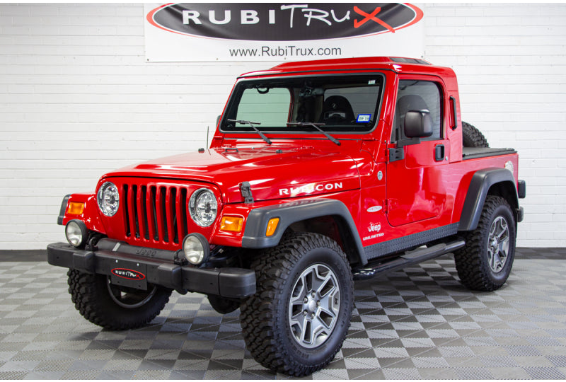 2006 Jeep Wrangler Rubicon RubiTrux Conversion Red - SOLD