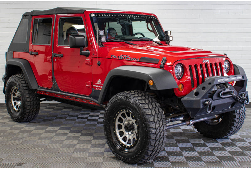 2009 Jeep Wrangler JK Unlimited Rubicon HEMI Soft Top Flame Red - SOLD
