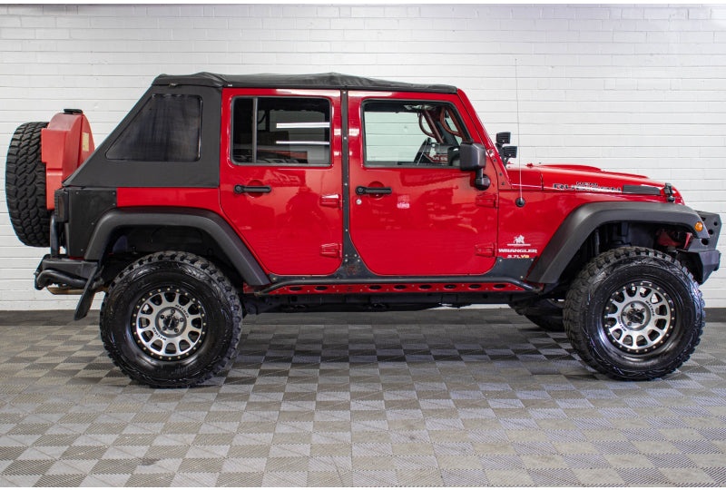2009 Jeep Wrangler JK Unlimited Rubicon HEMI Soft Top Flame Red - SOLD