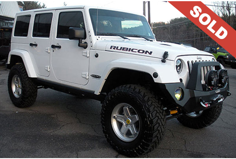 2014 Jeep Wrangler Unlimited Rubicon White - SOLD