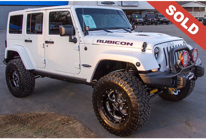 2014 Jeep Wrangler Rubicon White - SOLD