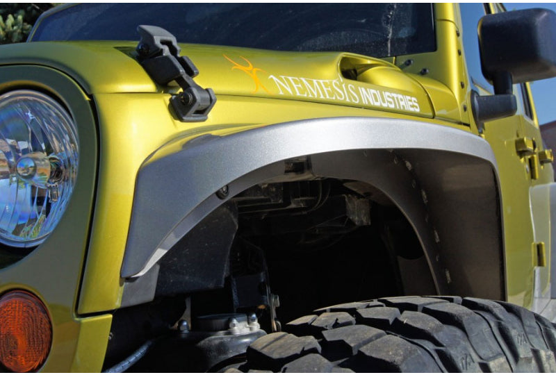 Nemesis Industries Notorious Front Fender Flares; Wrangler JK