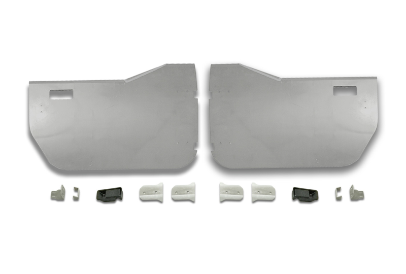 GenRight Aluminum Half Doors (Rear Only); Wrangler JK
