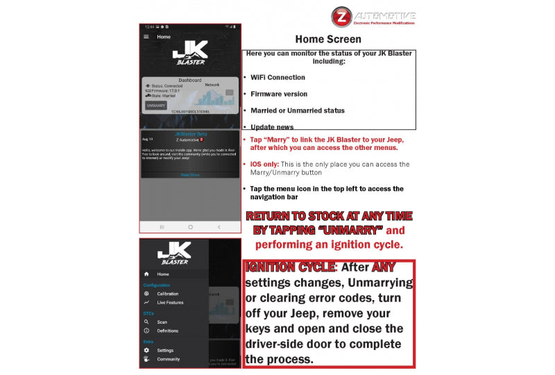 Z Automotive Tazer JKBLASTER JK Blaster