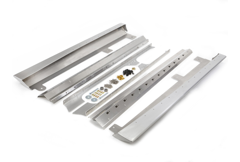GenRight Rocker Guards - Aluminum; Wrangler JL